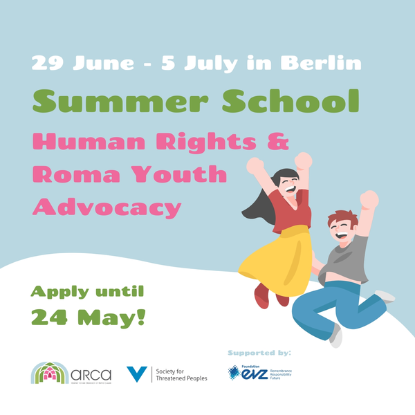 Open Call: Summer School on Human Rights & Roma Youth Advocacy
